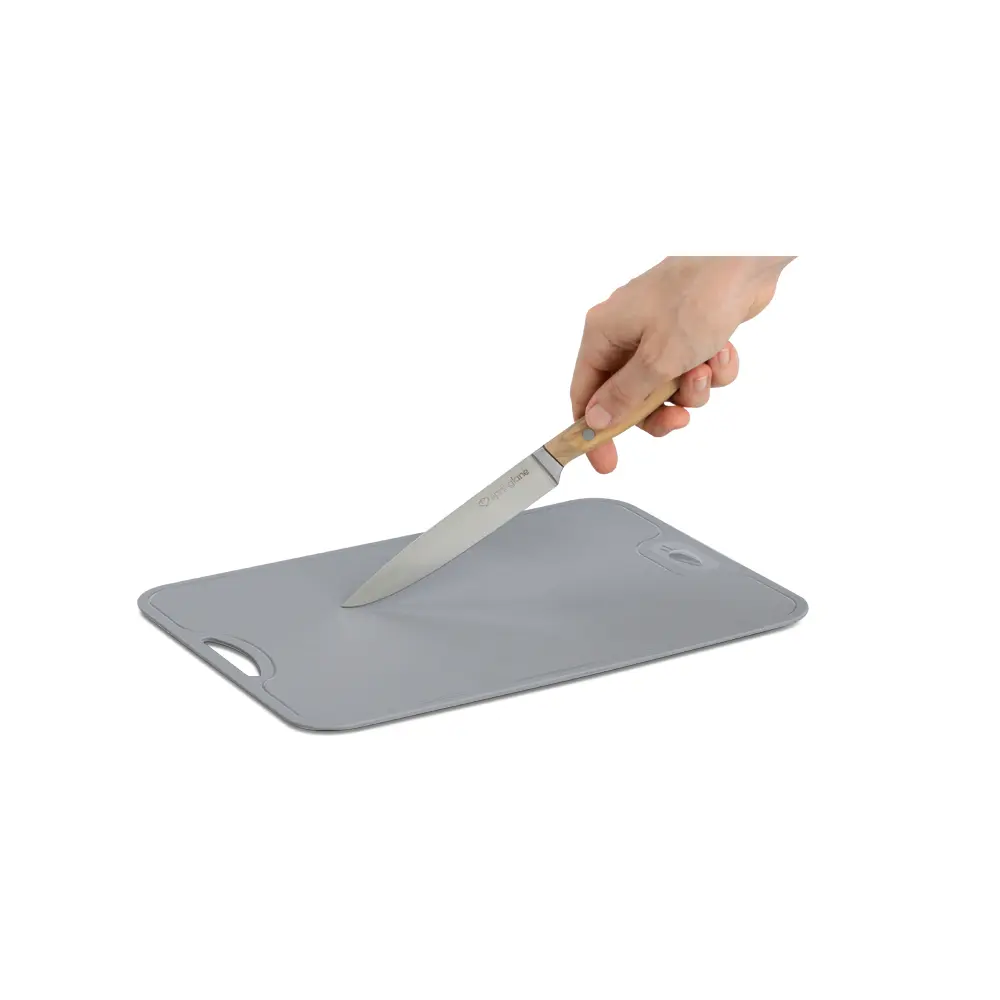 Zeller Schneidematte Kunststoff grau