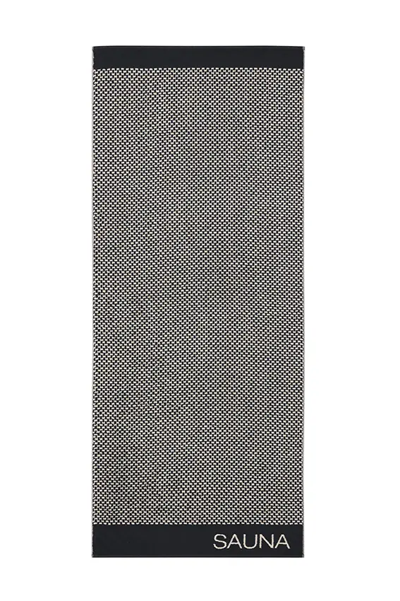 Cawö Saunatuch Natural natur-schwarz 80/200 cm