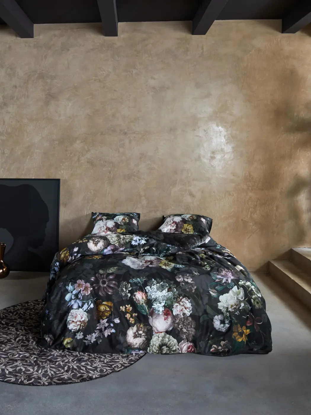 Essenza Home Bettwäsche Fleur Festivel Blooming black 135x200cm