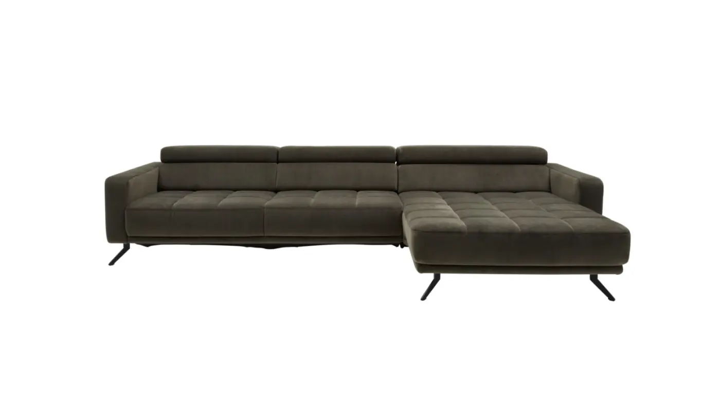 Interliving Wohnlandschaft Serie  4303 dunkelgrün ca. 323 x 190 cm