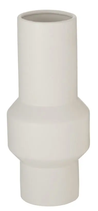 Boltze Vase Sybil  Weiss Steingut