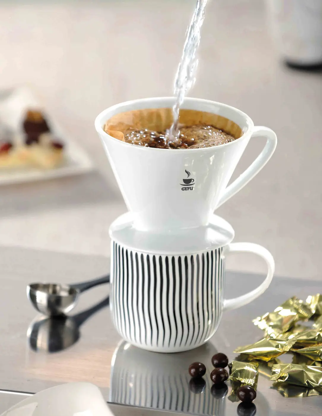 Gefu Kaffeefilter SANDRO Weiß