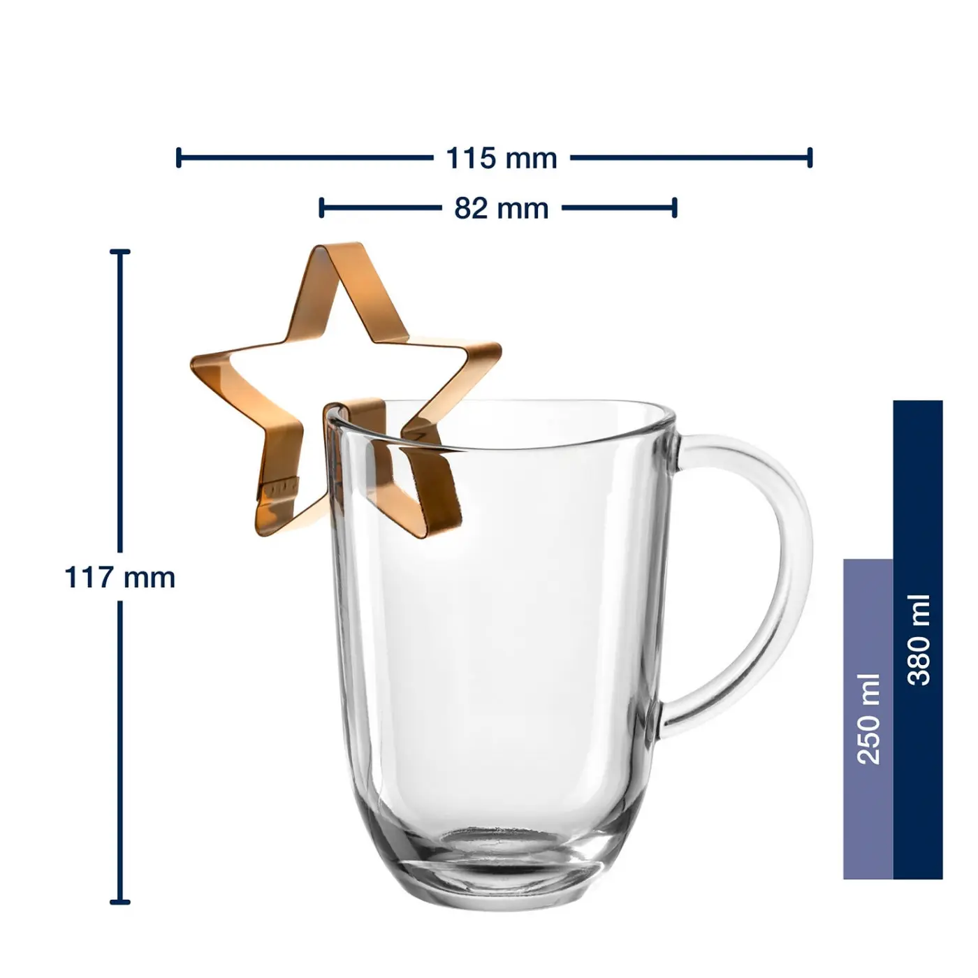 Leonardo  LM Tasse 380ml mit Stern