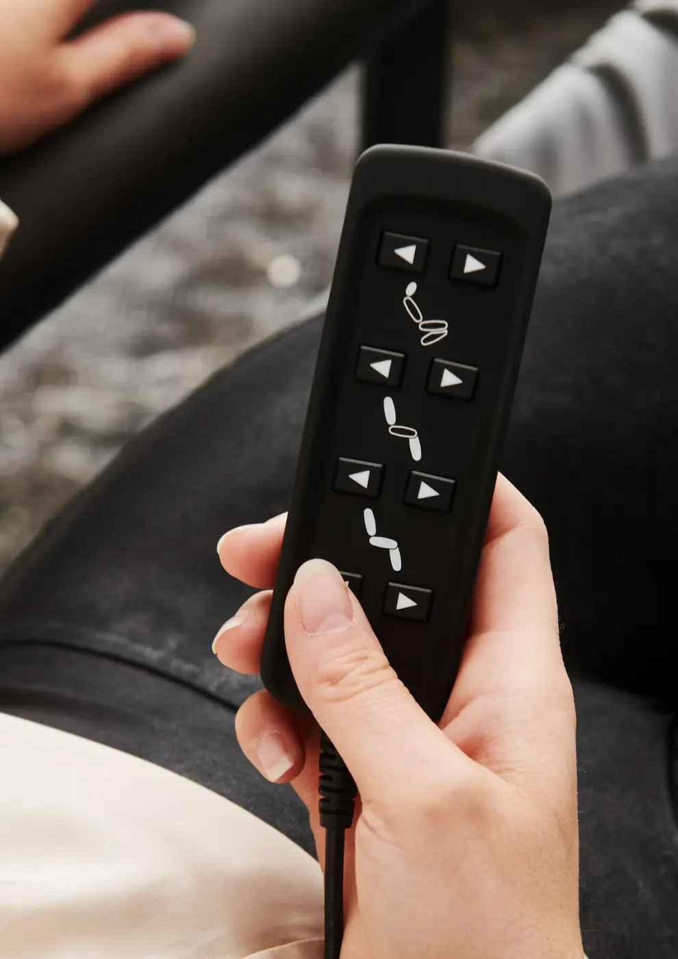 Himolla  Easy Swing 7387 Q2 grau 3 Motoren/HerzWaage