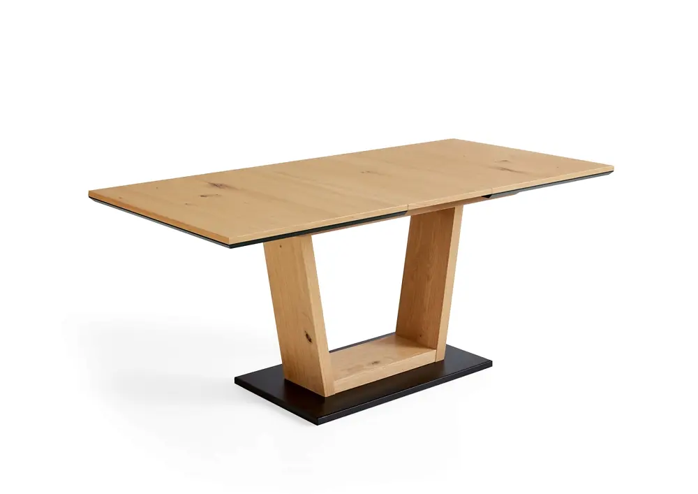 Niehoff  Design-Tisch Leonie Charaktereiche furniert ca. 140(180)  x 90 cm
