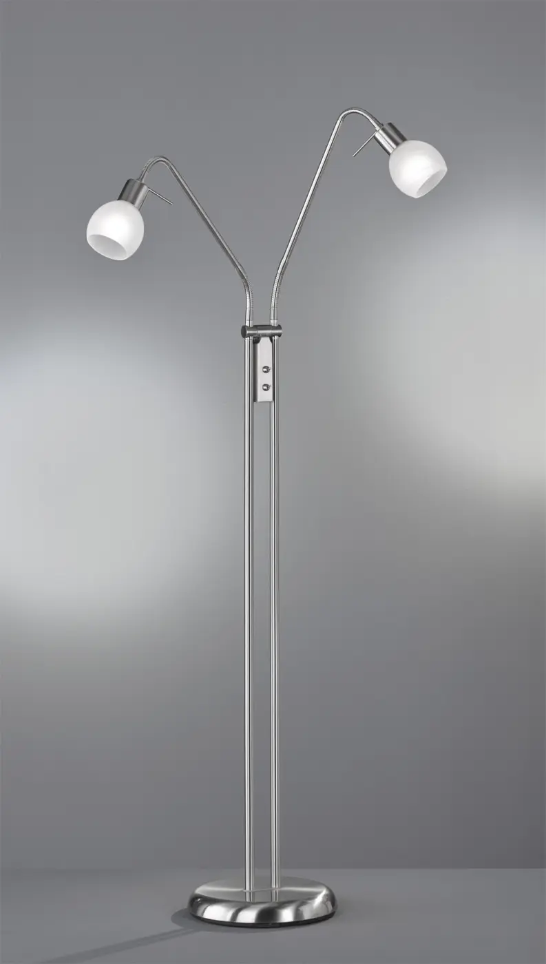 Reality Stehleuchte Antibes Nickel matt