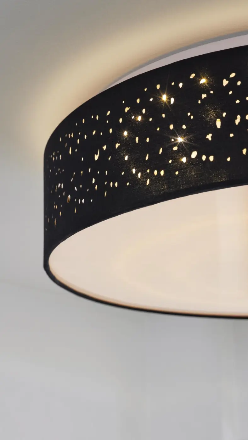 Interliving Deckenleuchte IL 9335 Schwarz