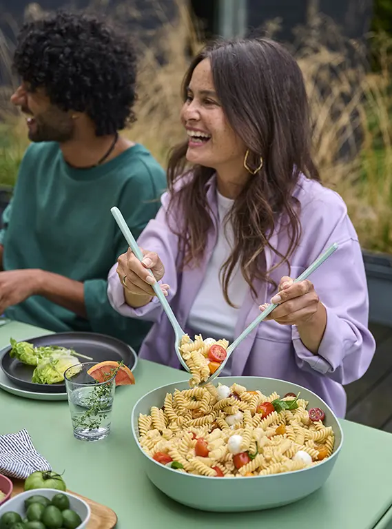 Mepal Salatbesteck Silueta 2-teilig - Nordic Sage