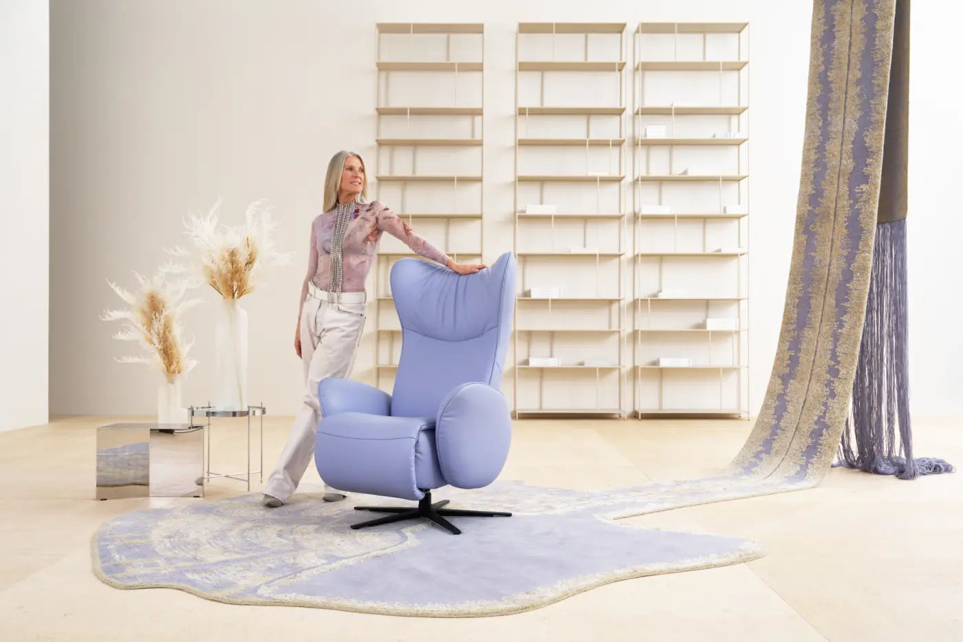 Himolla Relaxsessel  Easy Swing 7589 beige manuell 