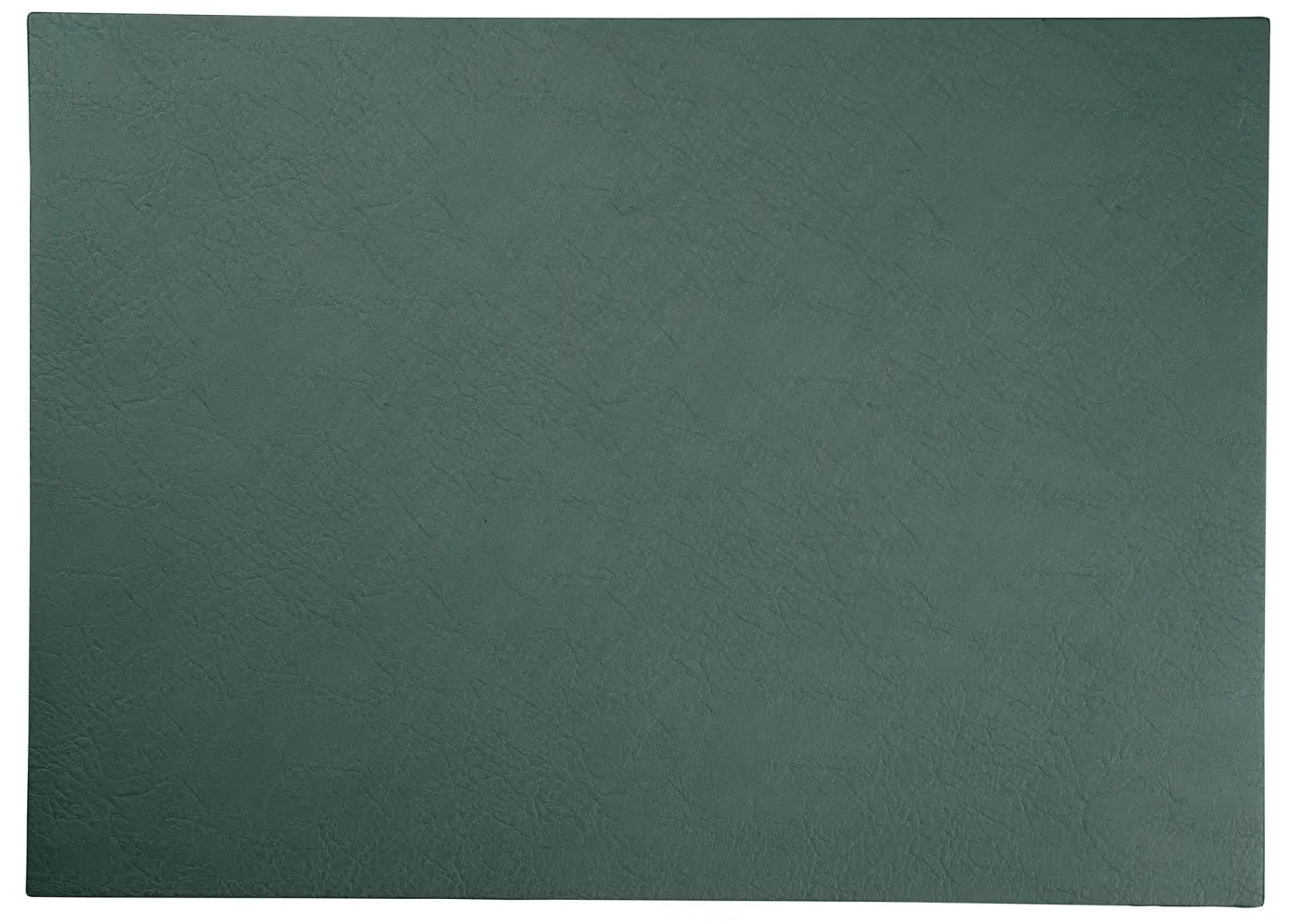 ASA Tischset vegan leather  dunkelgrün 46 x 33 cm