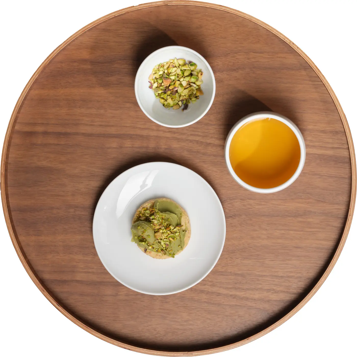 ASA Tablett wood braun D. 40 cm, H. 5,5 cm, Walnuss