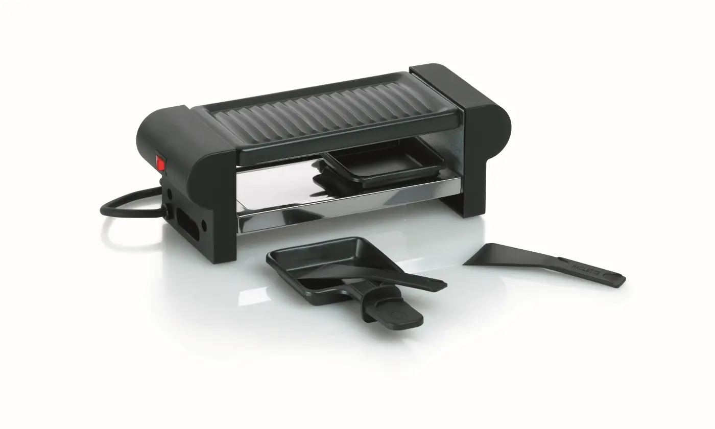 Kela Raclette/Grill Bernina Stahl, Schwarz