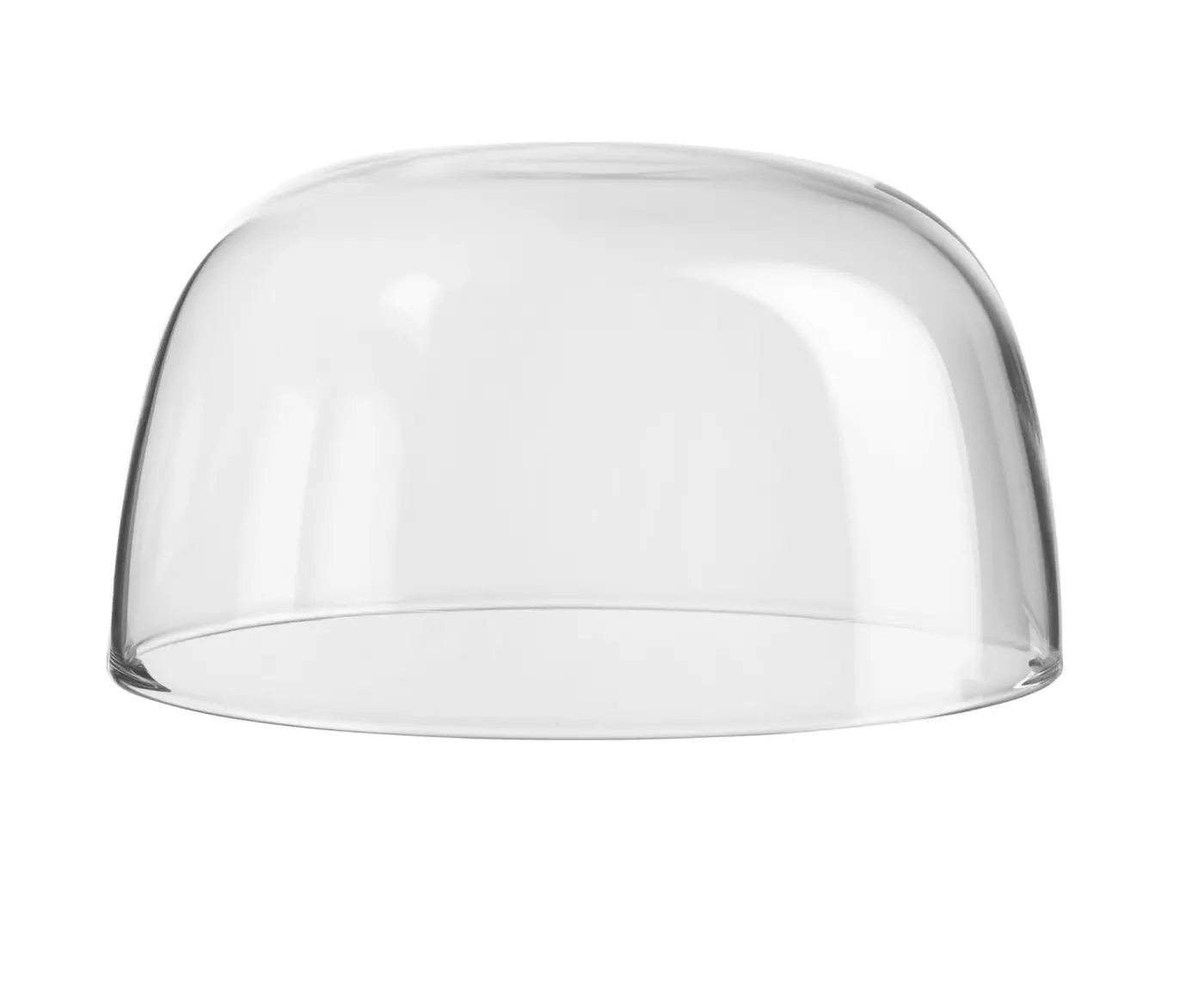 ASA  grande transparent D. 11 cm, H. 6 cm