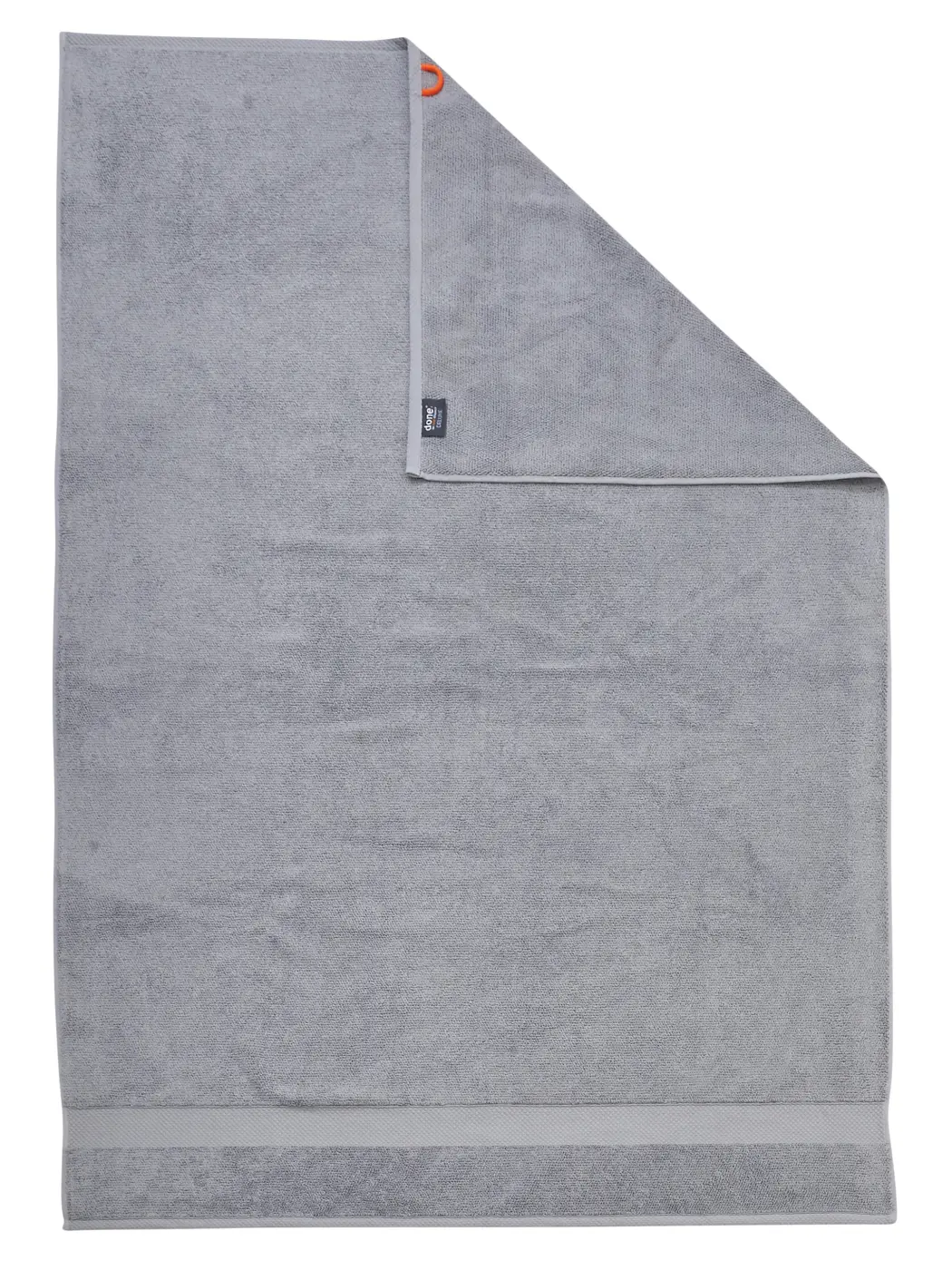 DONE. Deluxe XL Duschtuch silber 100 x 150 cm
