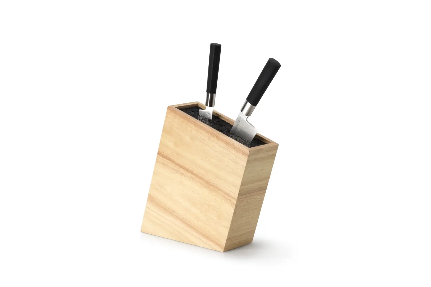 Continenta Messerblock mit flexiblem Einsatz schräg stehend 29x9x23 cm