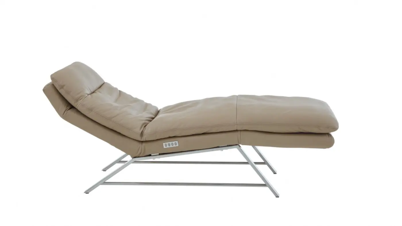 Willi Schillig Relaxliege 47000 - daily dreams Leder uni  stone 