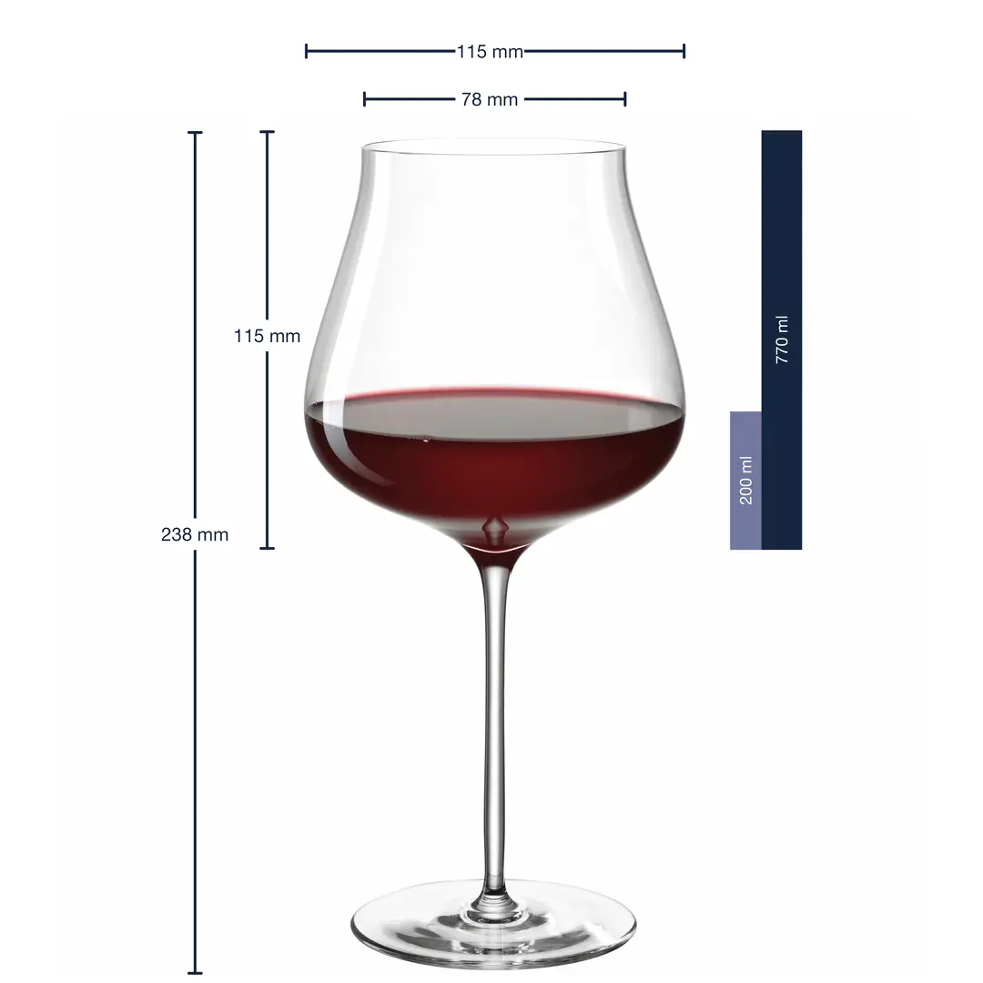 Leonardo Burgunderglas BRUNELLI klar 200 ml 23,8 cm