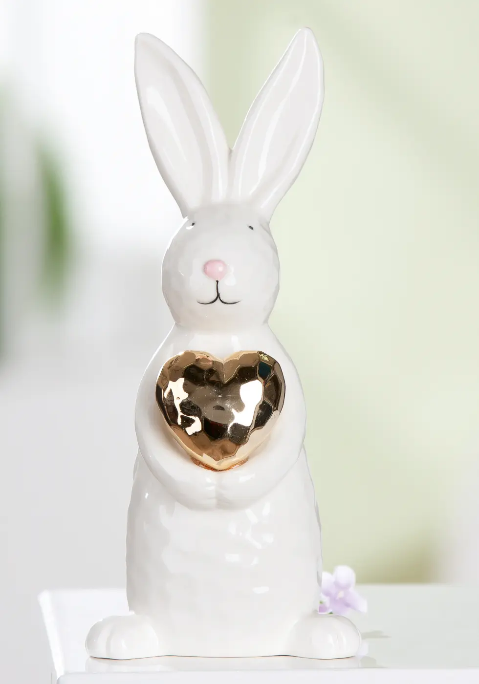 Gilde  Hoppy weiß 21,5 cm Keramik