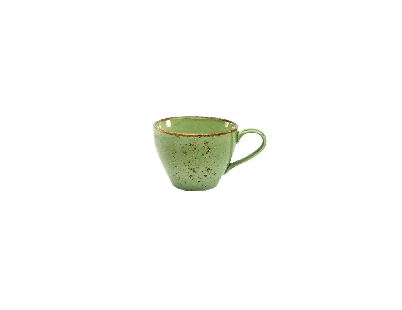 CreaTable Kaffeetasse Nature Collection Naturgrün Steinzeug