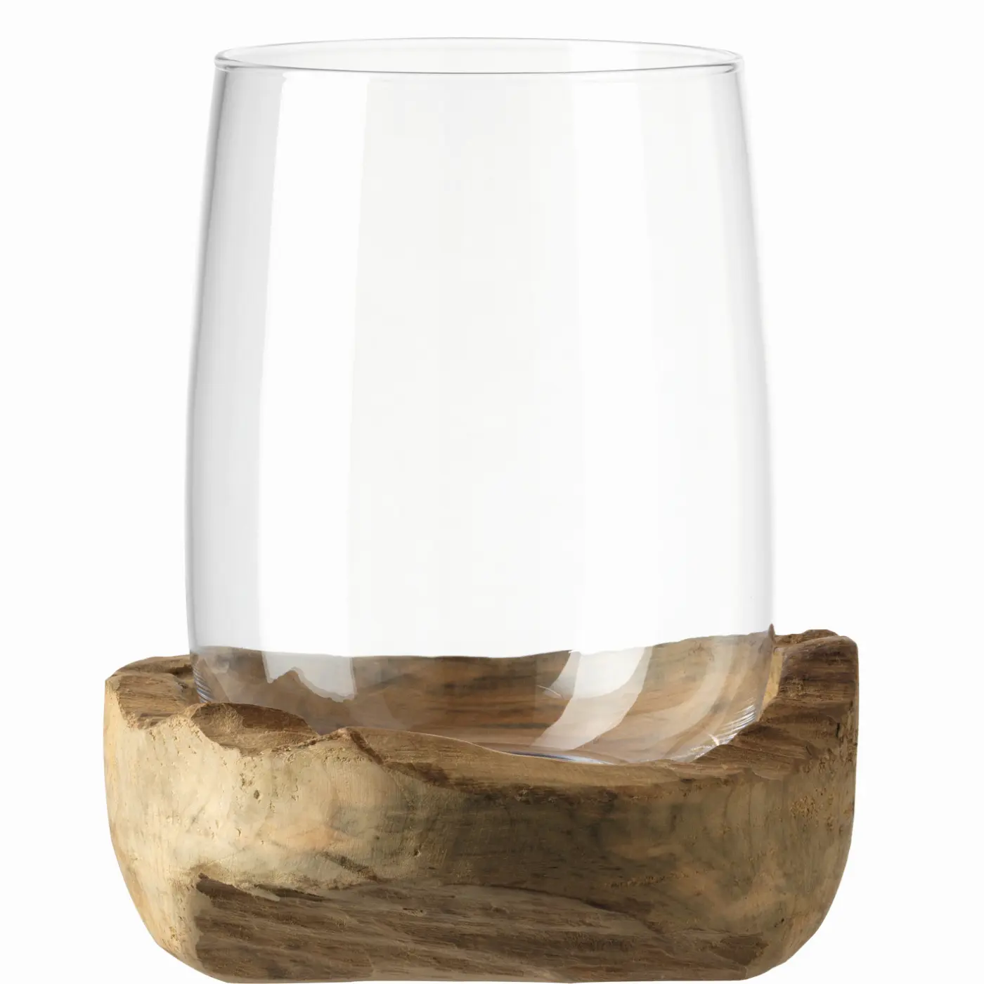 Leonardo Windlicht TERRA Glas/Holz