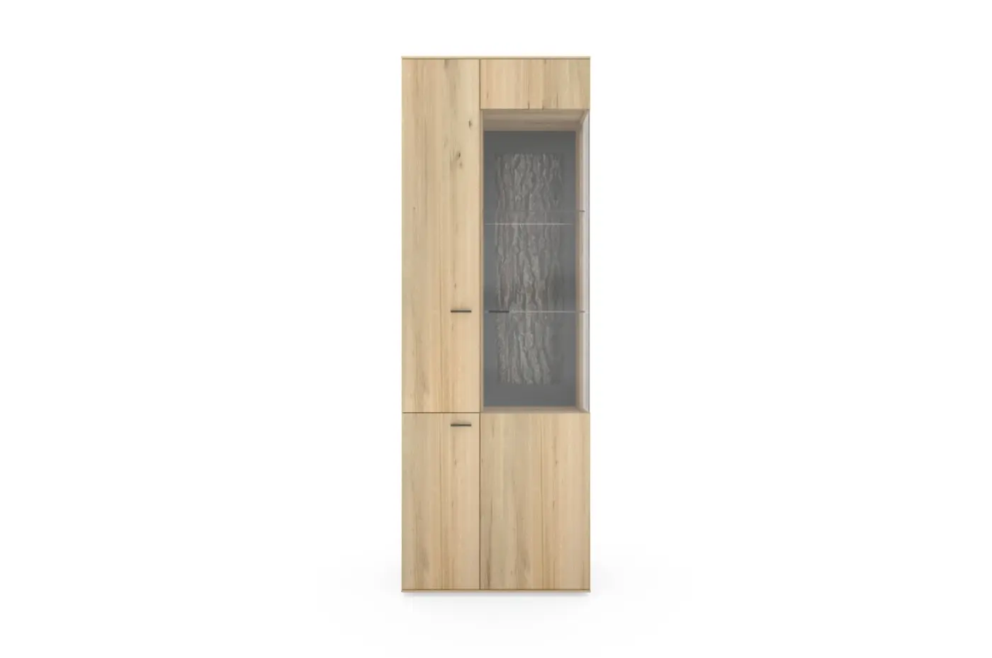 Hartmann  Standelement, 3T, Glas rechts Runa Kerneiche Natur massiv H / B ca. 205 x 72 cm