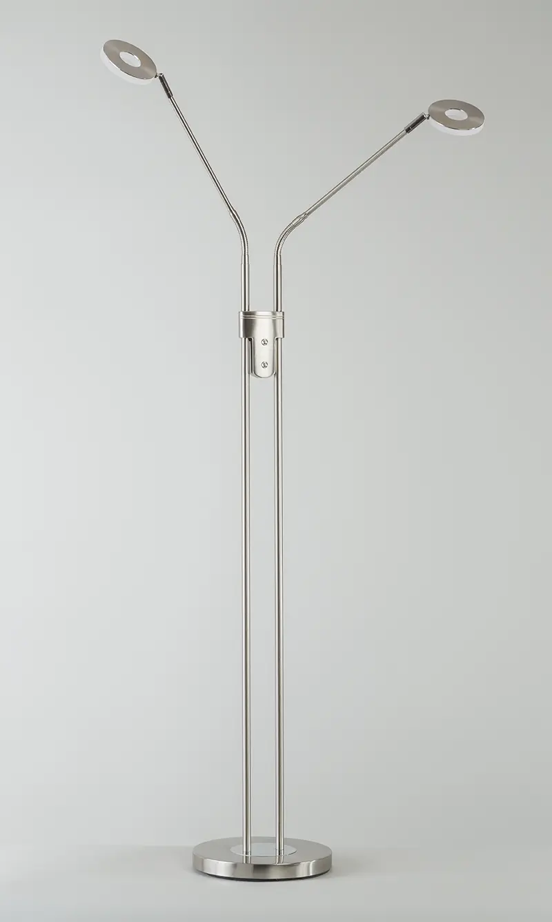 Fischer & Honsel  Stehleuchte Dent nickel matt