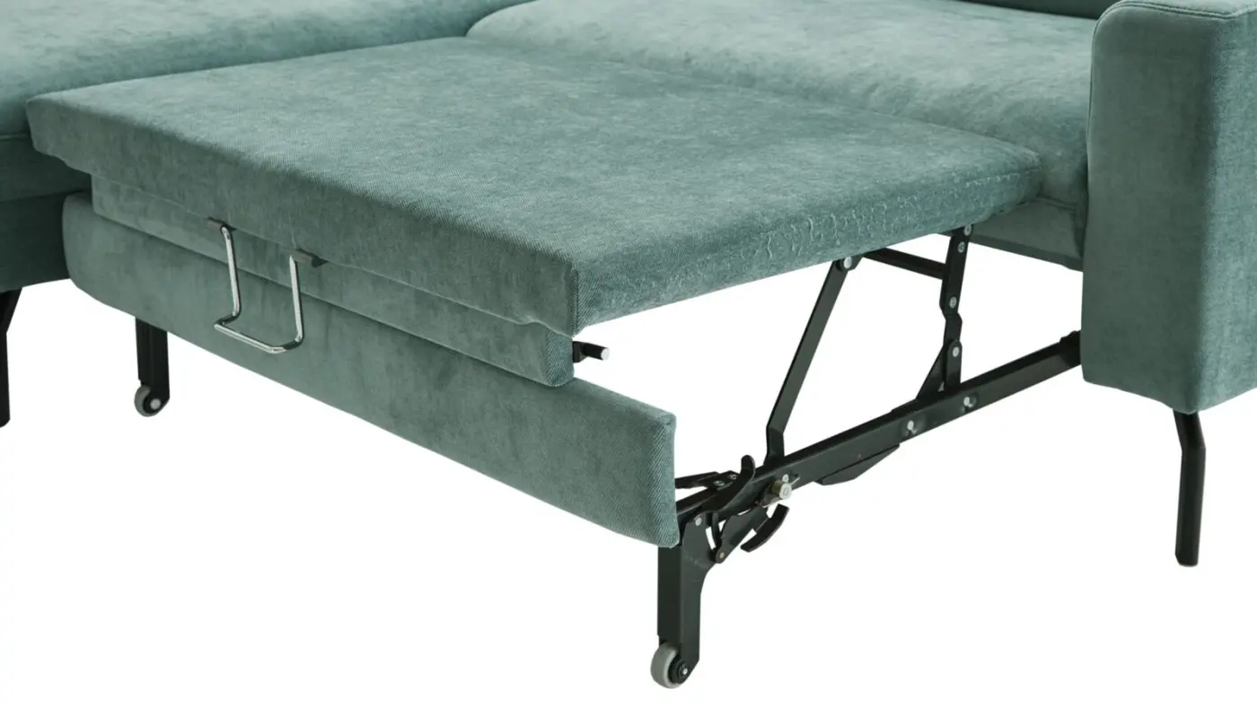 Zehdenik Polstergruppe MM-ZE1126 mit Funktion türkis ca. 248 x 179 cm