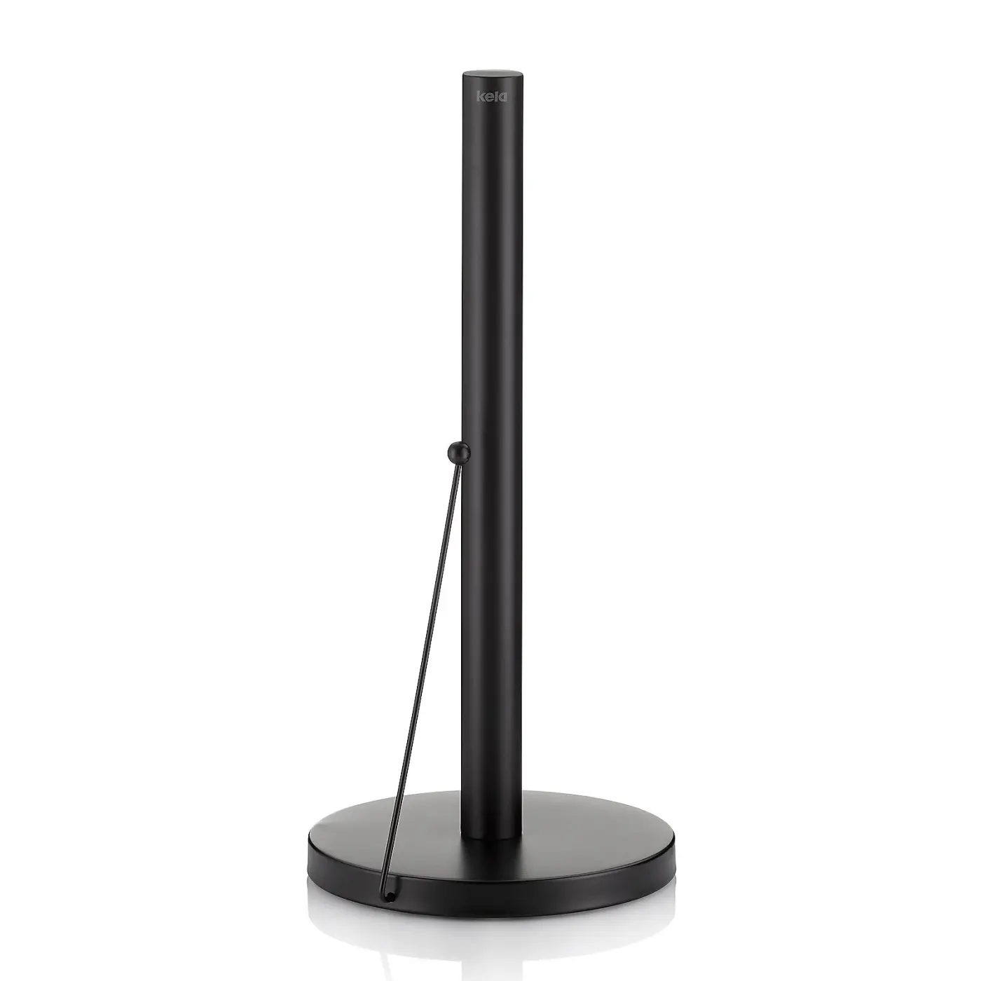 Kela Küchenrollenhalter Rollo Metall schwarz 33,5cm 15cmØ