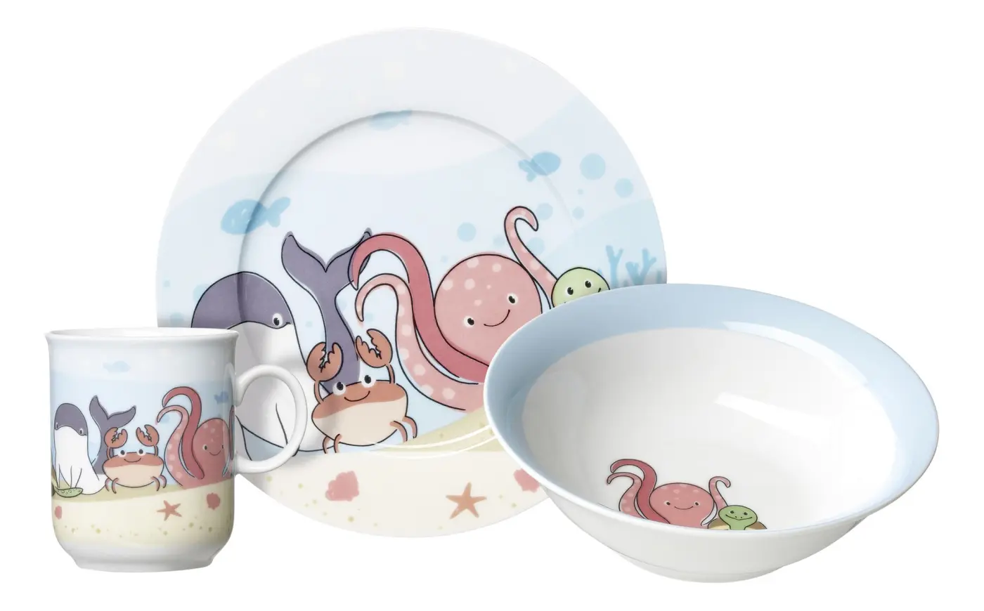 Ritzenhoff & Breker Kinderset Unterwasserwelt  bunt 3tlg.