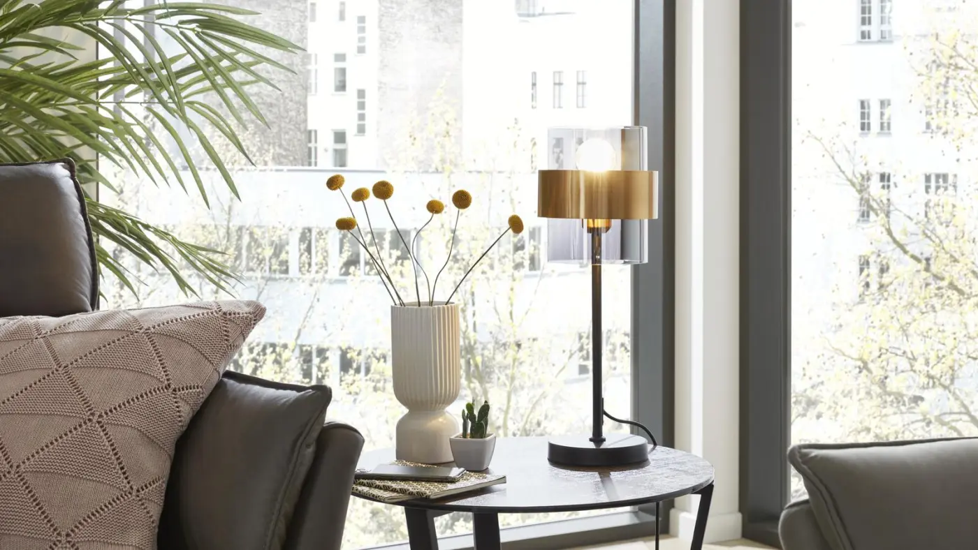 Interliving Tischleuchte IL 9333 Schwarz