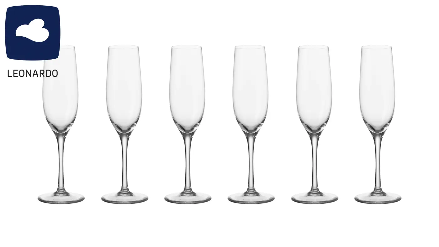 Leonardo Sektglas CIAO+ klar 130 ml 22,5 cm