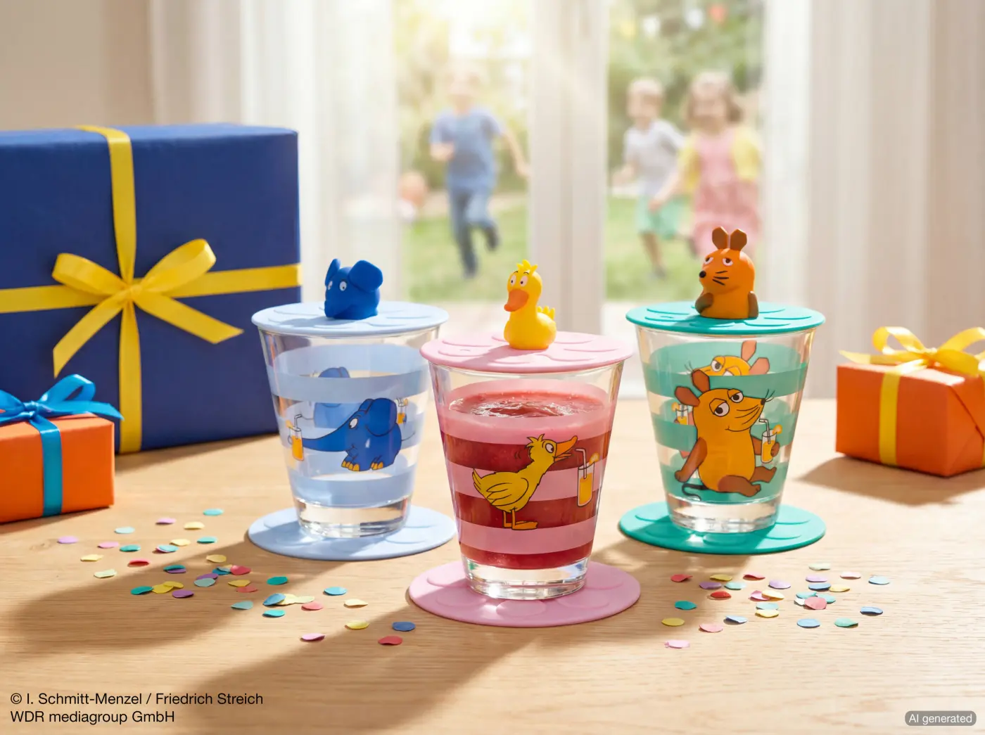 Leonardo Set Getränke BAMBINI mehrfarbig 120 ml 10,8 cm