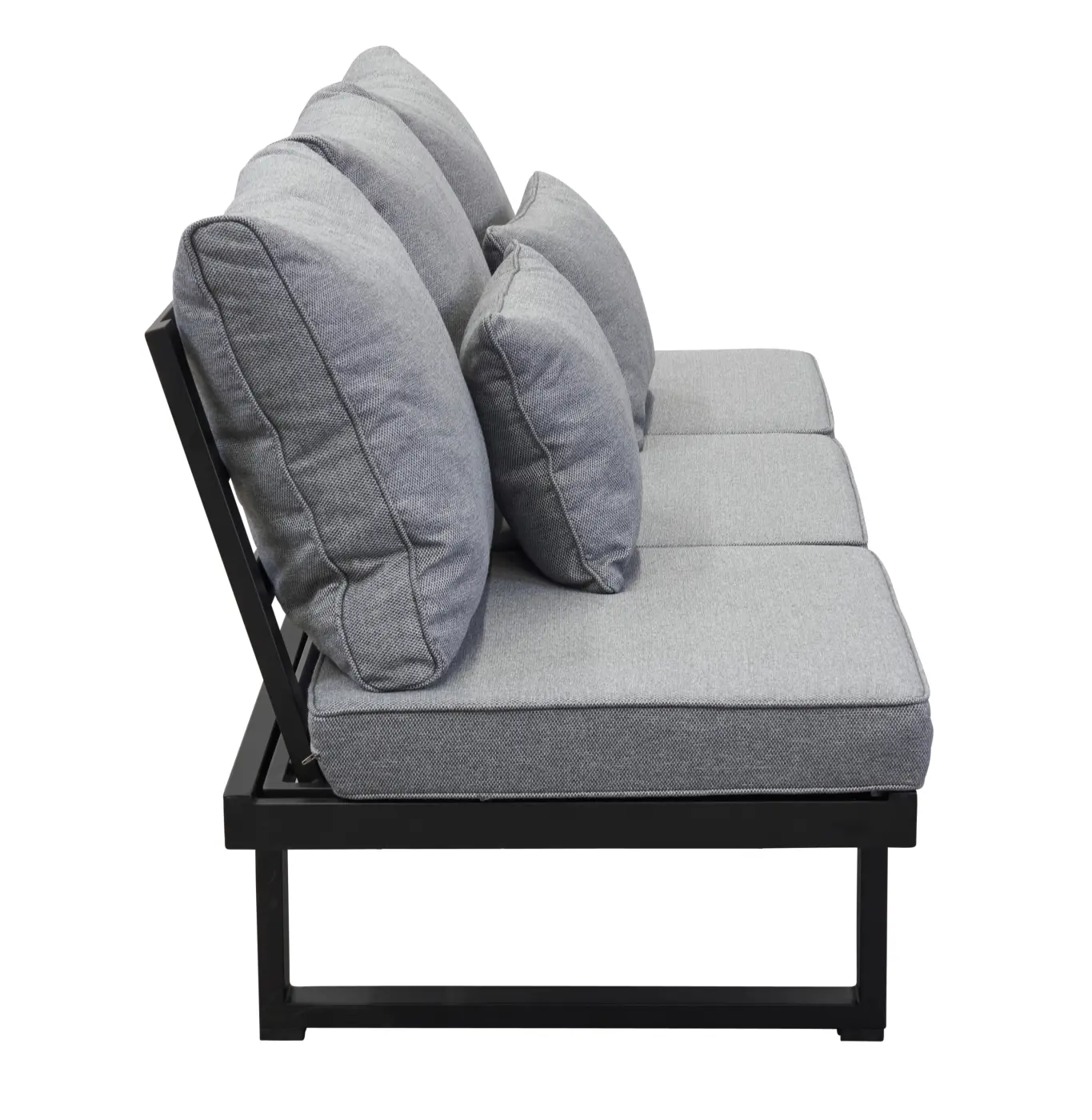 LC Garden Multifunktionssofa Sondrino grau/schwarz ca. 202 cm breit