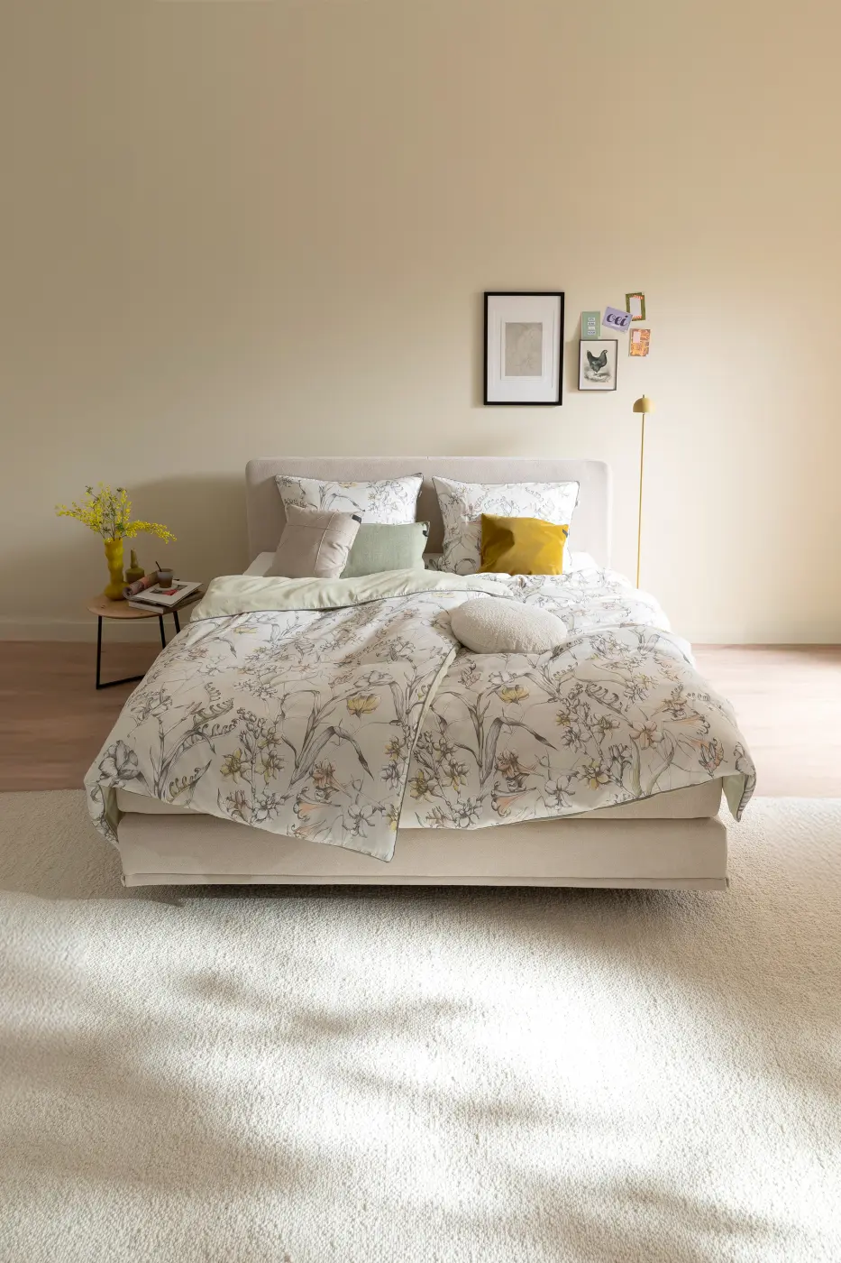 Schöner Wohnen Bettwäsche  Floral grün 135x200cm