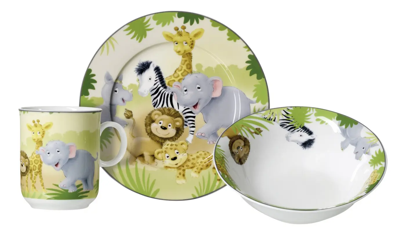Ritzenhoff & Breker Kinderset Afrikatiere  bunt 3tlg.