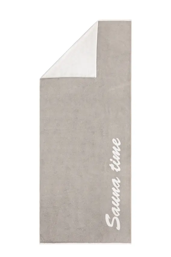 Cawö Saunatuch Saune-Time stein 80/200 cm