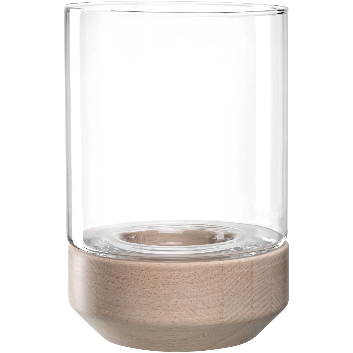Leonardo Windlicht LEGNO beige 30 cm