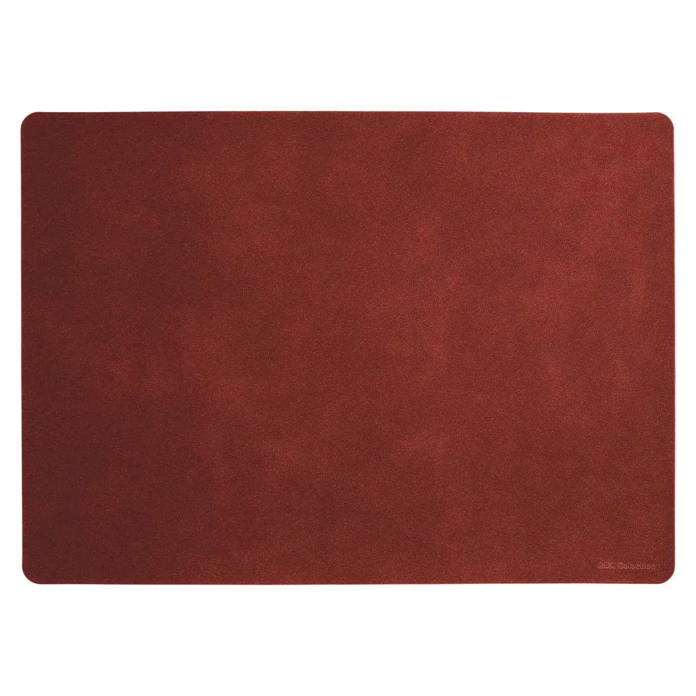 ASA Tischset soft leather PU  weinrot 46 x 33 cm