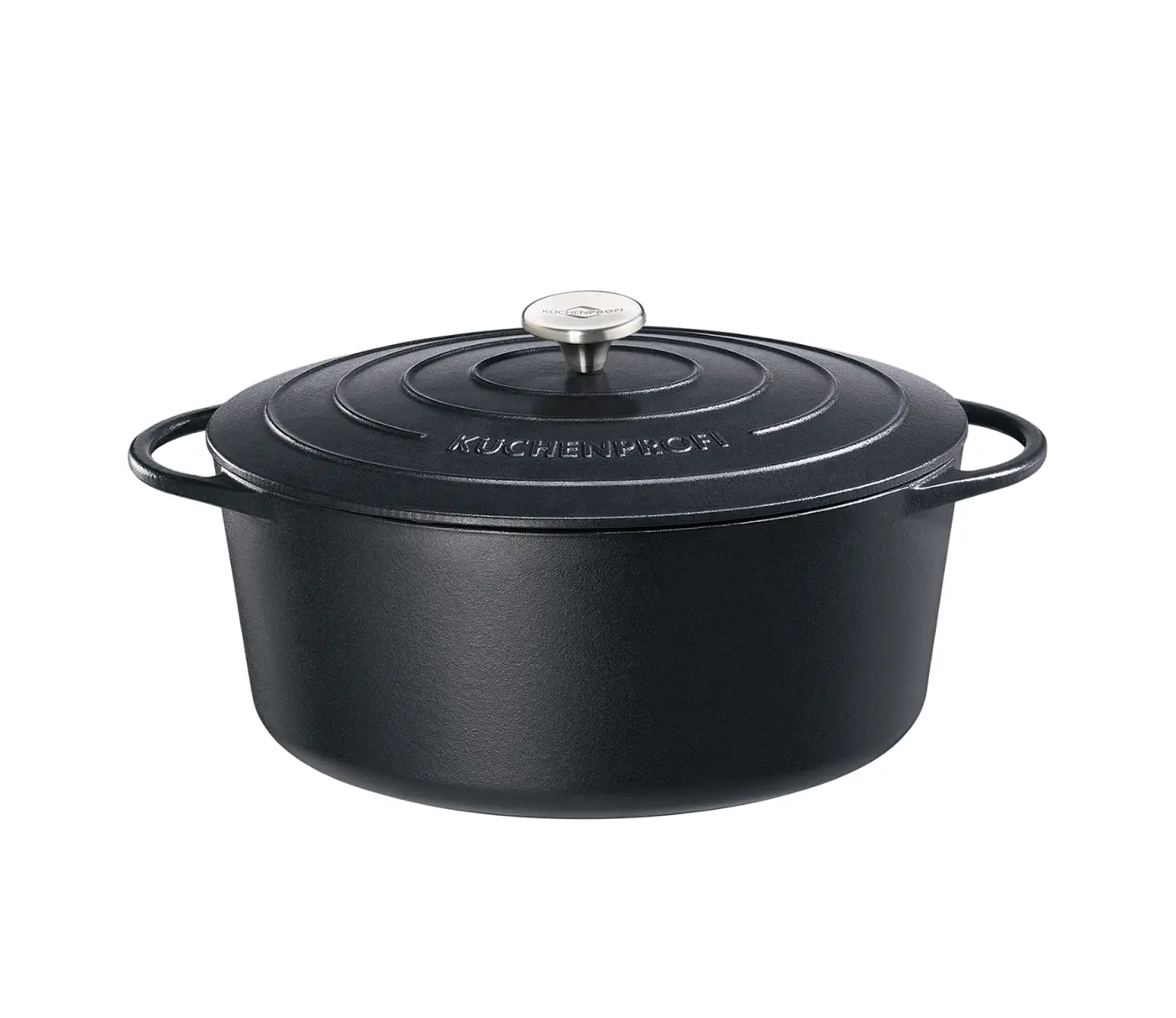 Küchenprofi  Bratentopf oval PROVENCE emailliertes Gusseisen