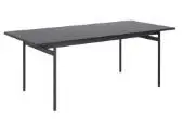 Actona Esstisch Angus 200x90cm schwarz