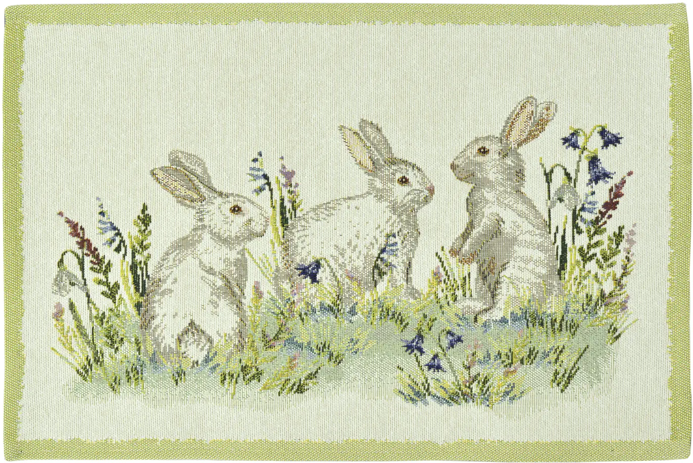Sander Tischläufer Bunnies bunt mit Osterhasten 32x96c