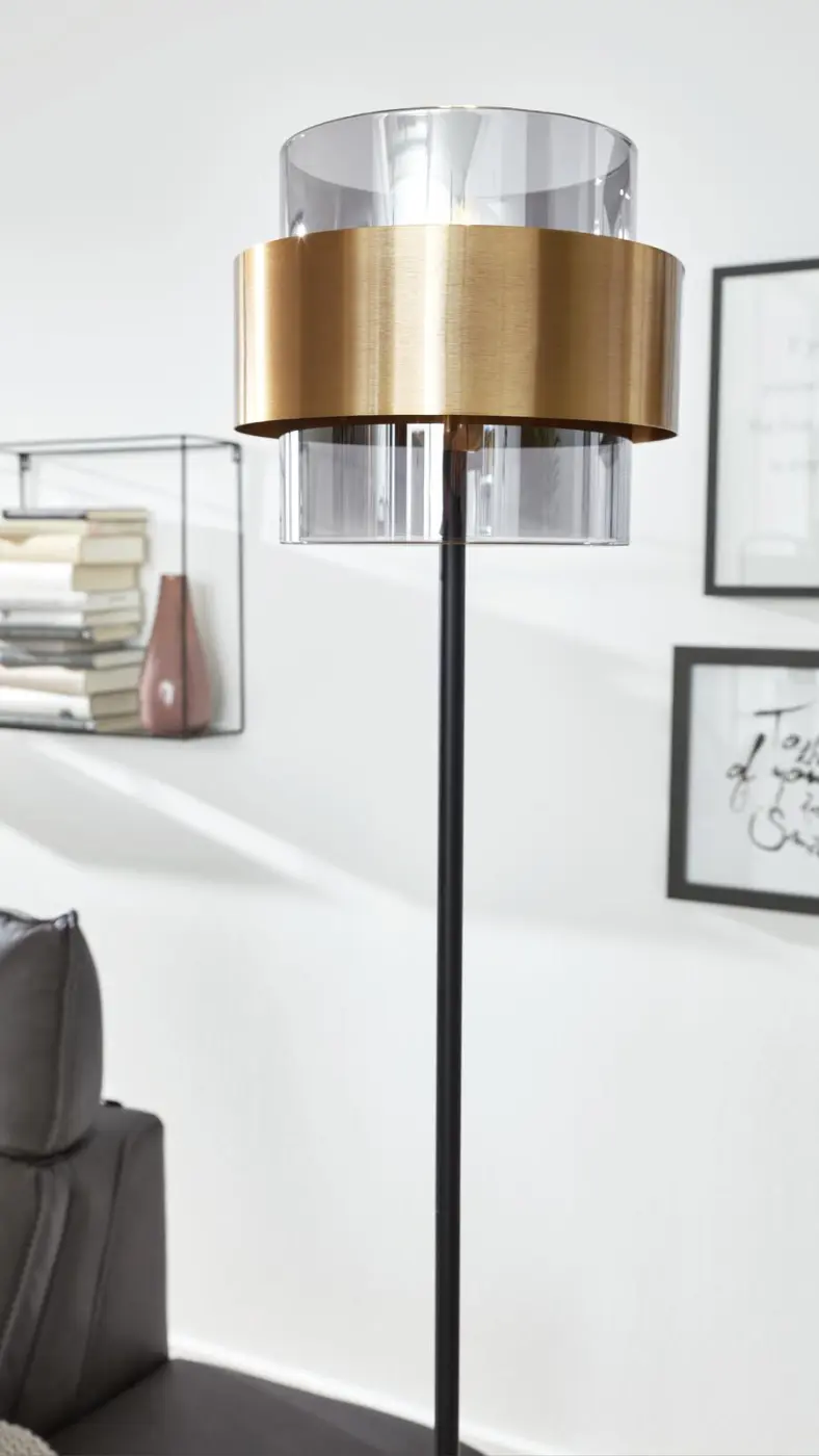 Interliving Stehleuchte IL 9333 Schwarz