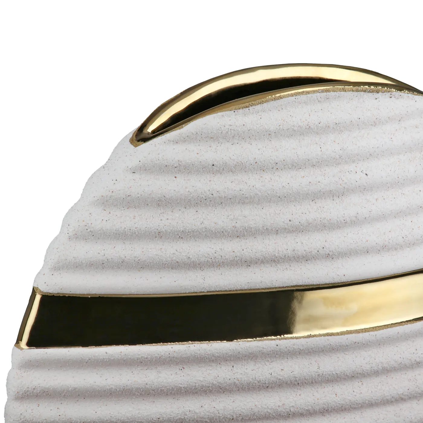 Gilde Vase Dune beige L 3.5 x B 21 x H 20.5 cm
