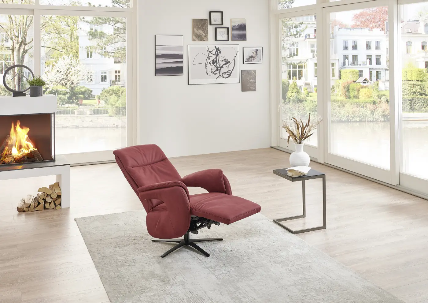 Polsteria  Relaxsessel  Volkach Style Plus manuell bordeaux 