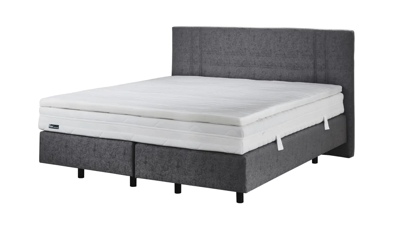 Frankenstolz  Boxspringbett BXB Express dunkelgrau LF 180 x 200 cm