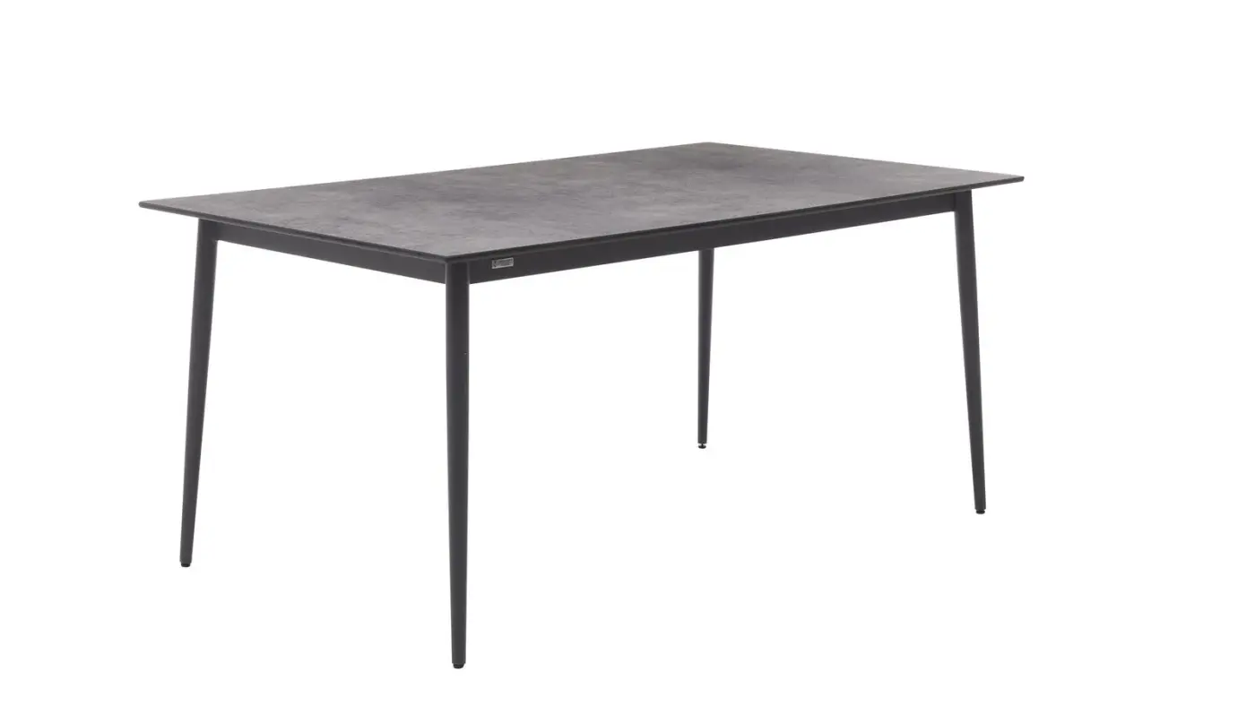 Interliving  Tisch IL 7003  ZementOptik/anthrazit H / B / T ca. 76 x 95 x 160 cm
