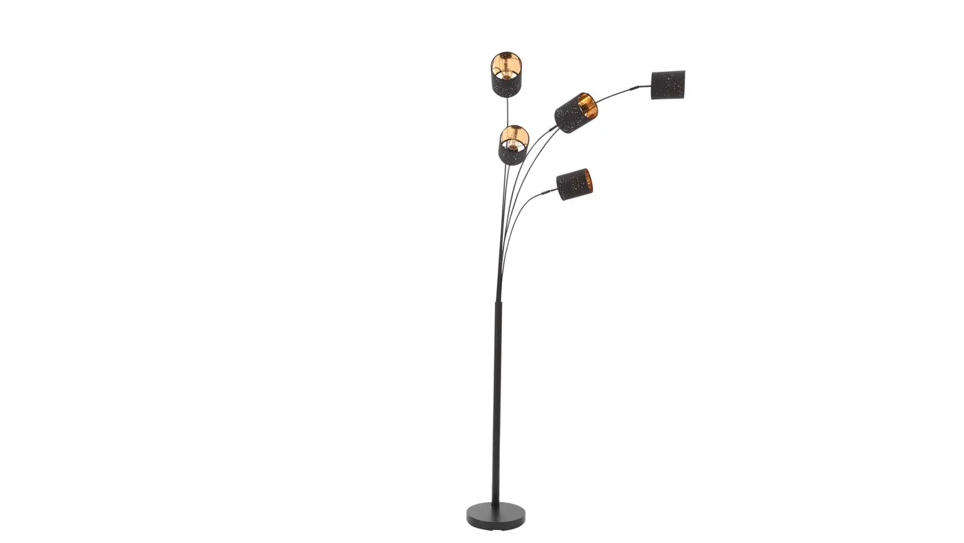 Interliving Stehleuchte IL 9335 Schwarz