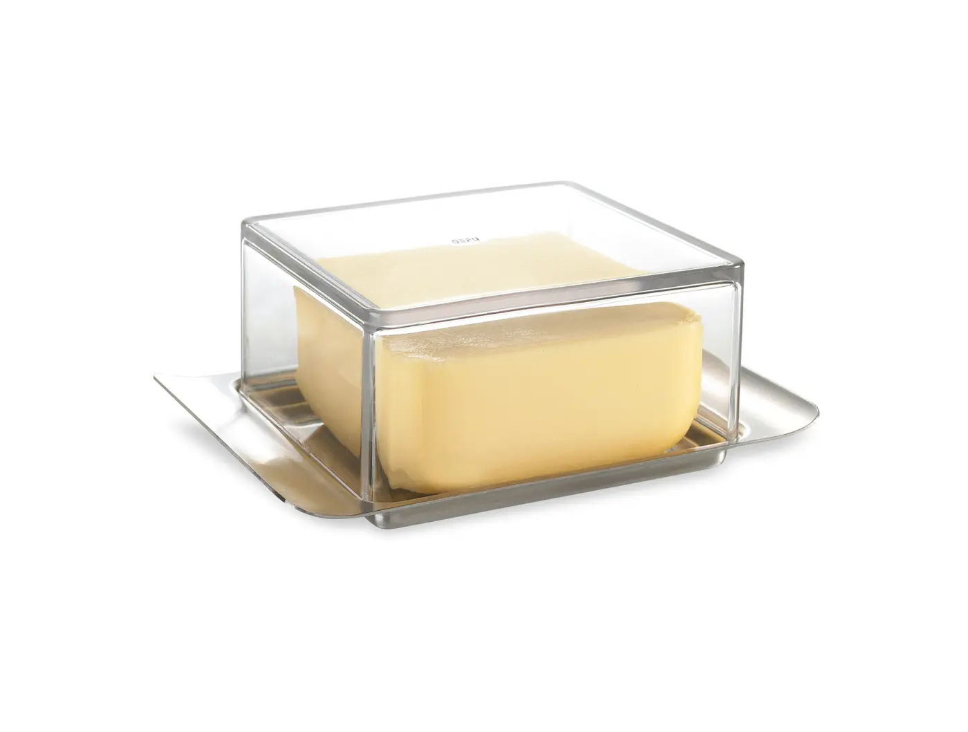 Gefu Butterdose BRUNCH Silber