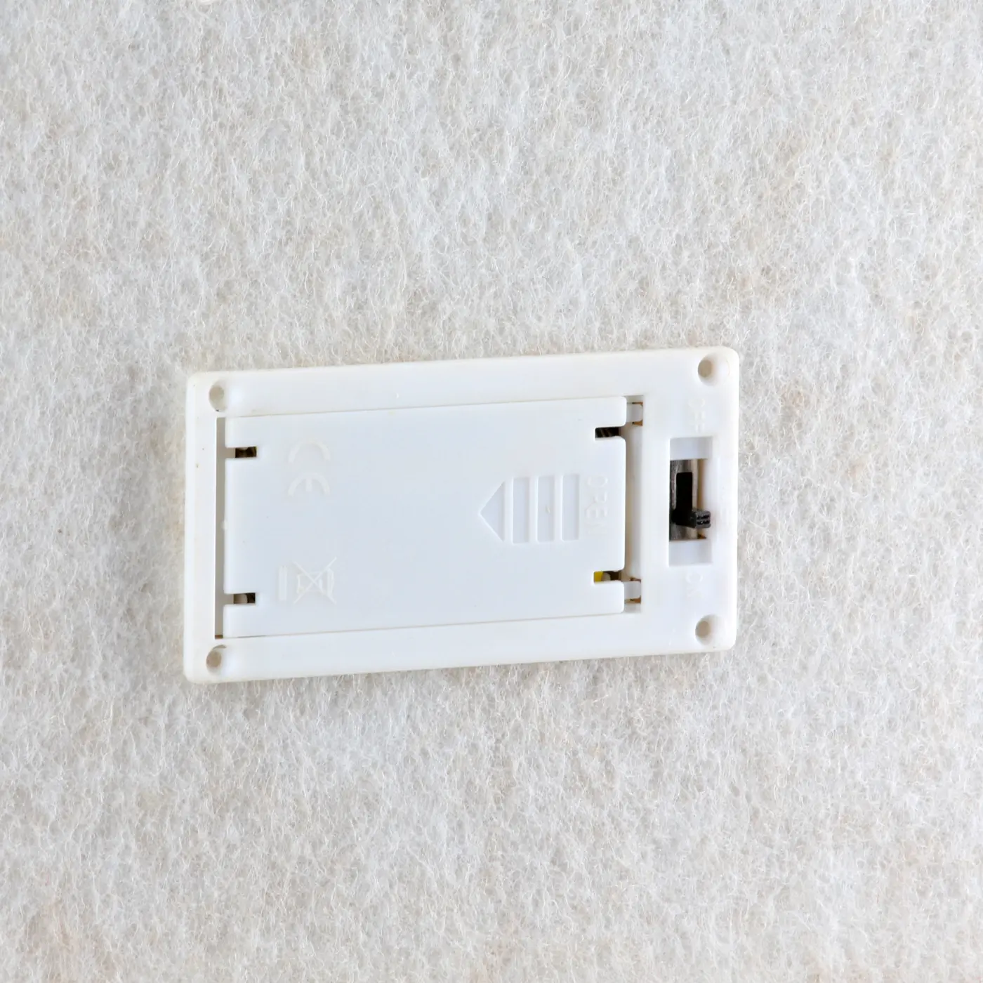 Gilde Handwerk LED-Dekohaus Amata Filz beige 30 cm