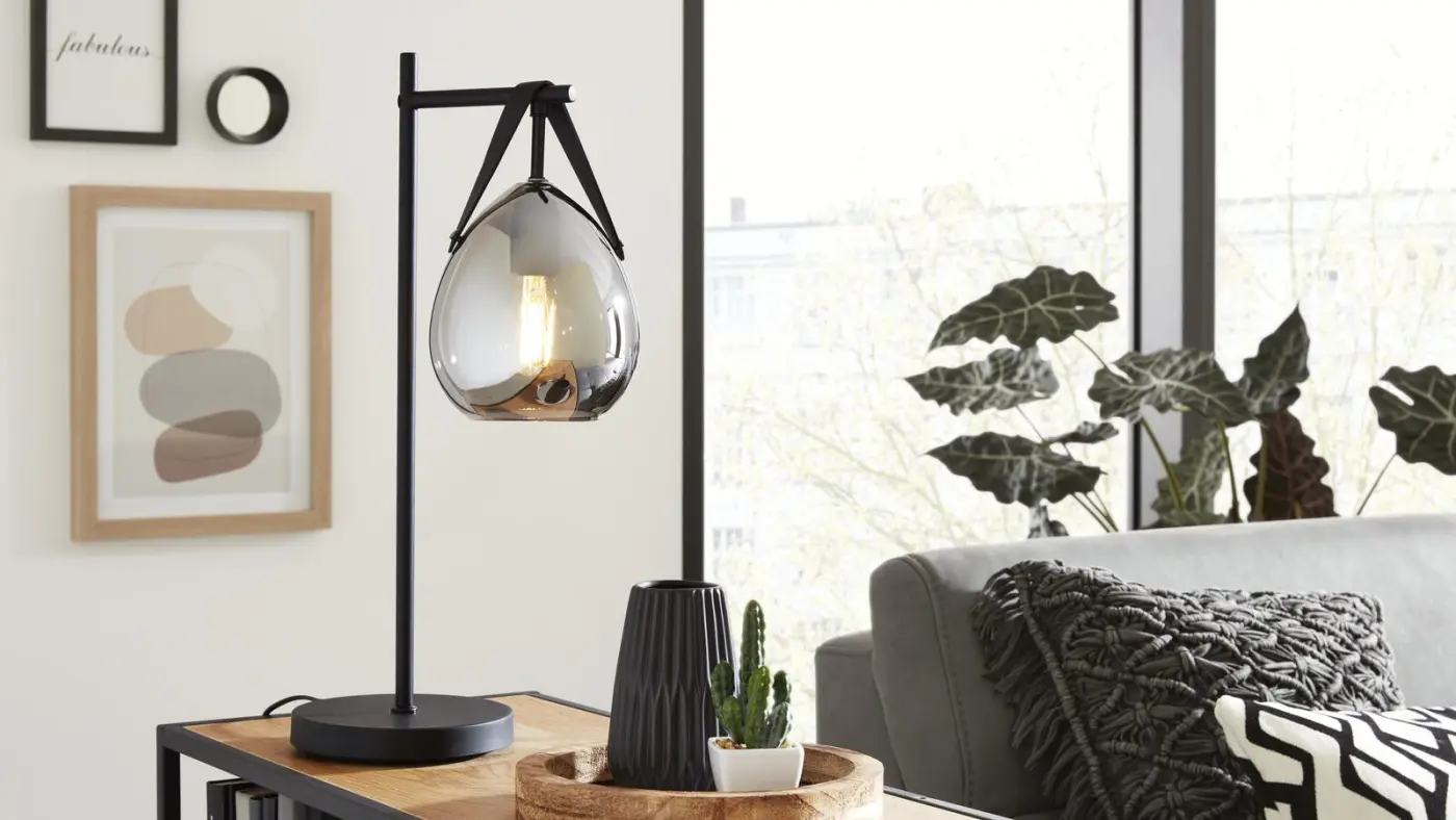 Interliving Tischleuchte IL 9332 Schwarz